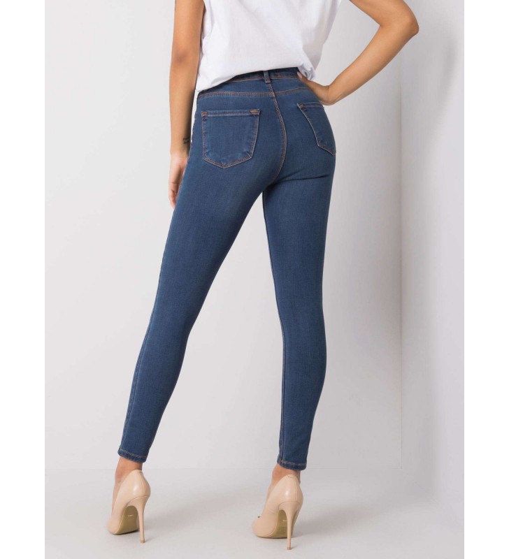 Spodnie jeans jeansowe 319-SP-742.48 ciemny niebieski