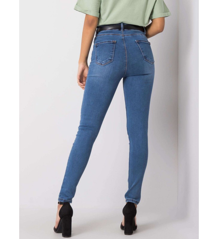 Spodnie jeans jeansowe 319-SP-686.45 ciemny niebieski