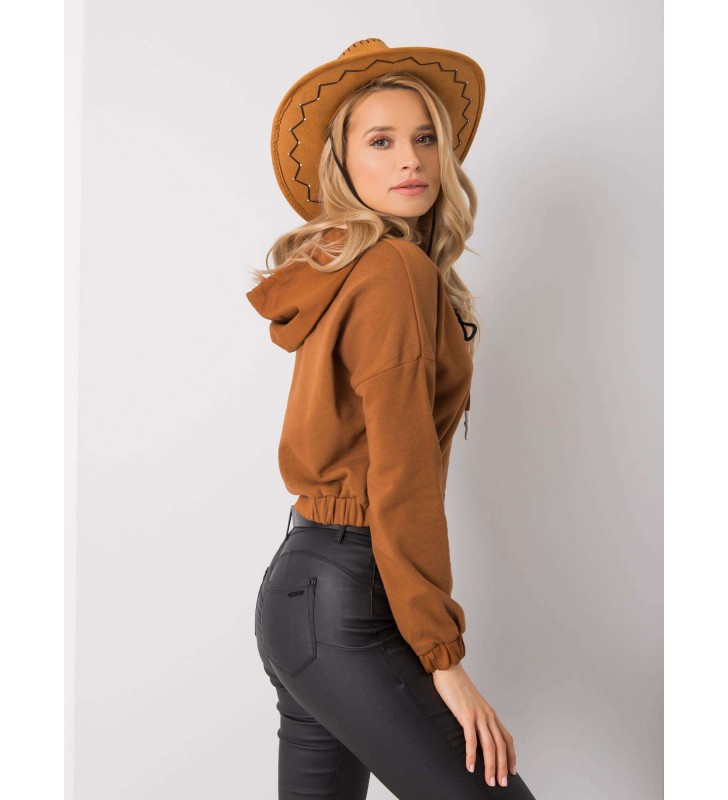 Bluza z kapturem 217-BL-24370.47P brązowy