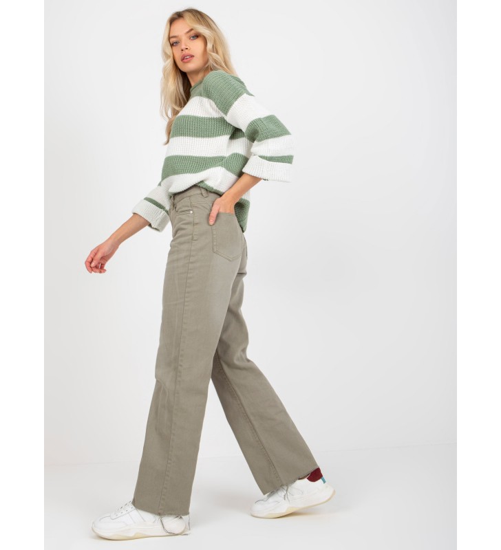 Spodnie jeansowe D70037M62291A1 khaki