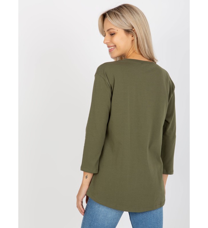 Bluzka na co dzień EM-BZ-N612.64P khaki