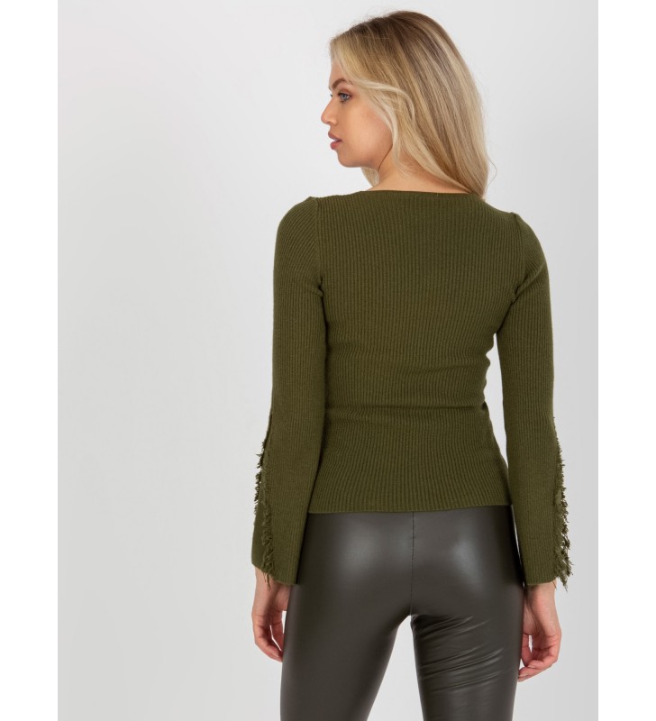 Sweter klasyczny VI-SW-20260.91P khaki