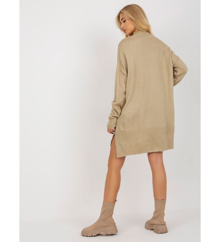 Sweter oversize RV-SW-7051.95P beżowy