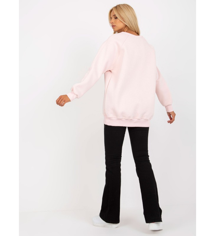 Bluza bez kaptura EM-BL-623.06 jasny różowy