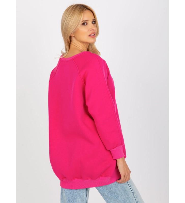 Bluza bez kaptura EM-BL-U623.63P fuksjowy