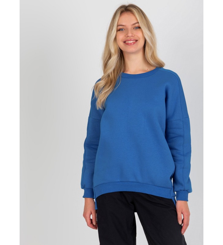 Bluza bez kaptura RV-BL-8261.51 ciemny niebieski