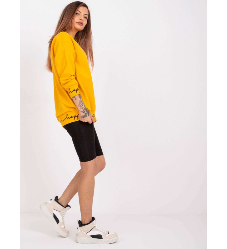 Bluza bez kaptura RV-BL-5978.06P ciemny żółty