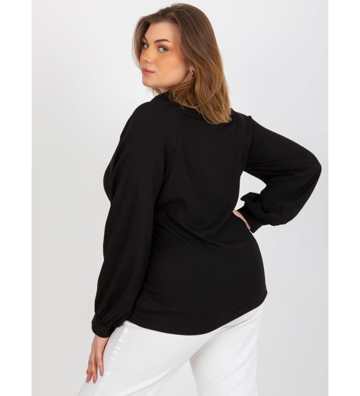 Koszula plus size LK-KS-509032.88P czarny