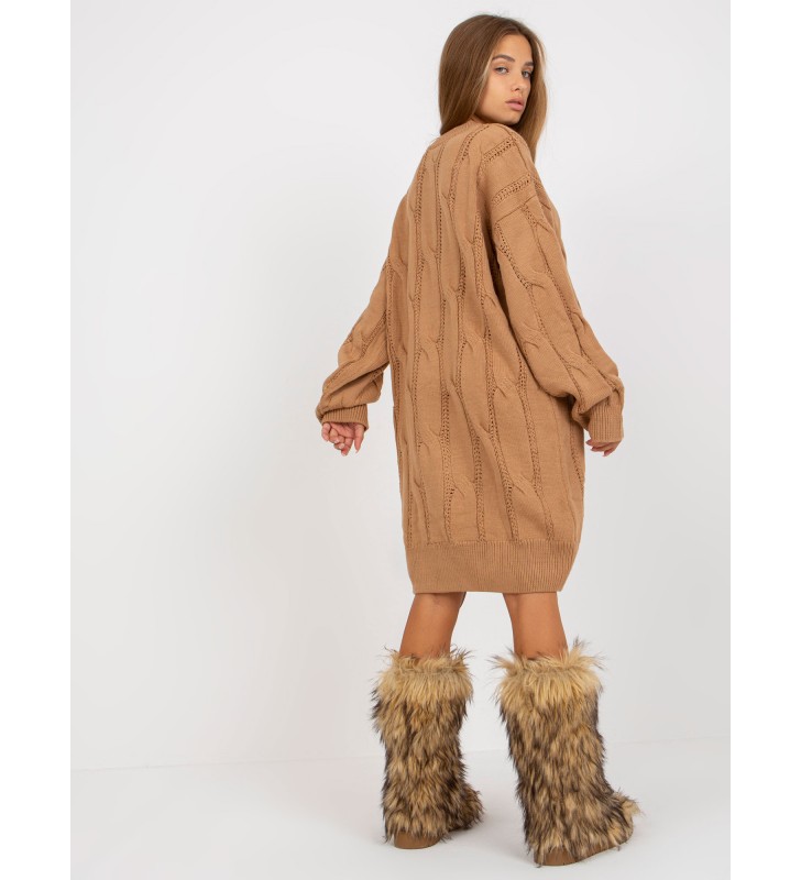 Sweter dzianinowa LC-SW-0297.35P camelowy