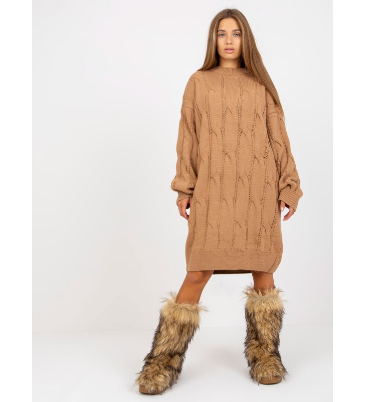 Sweter dzianinowa LC-SW-0297.35P camelowy