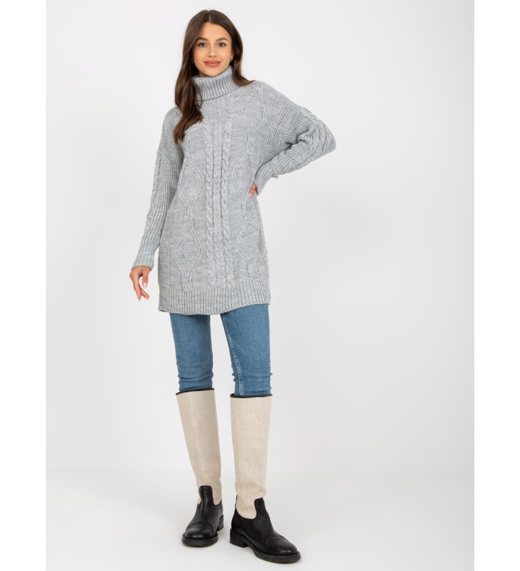 Sweter dzianinowa LC-SW-8015.25P szary