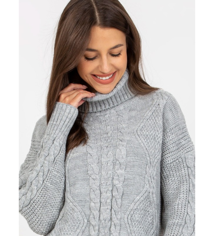 Sweter dzianinowa LC-SW-8015.25P szary