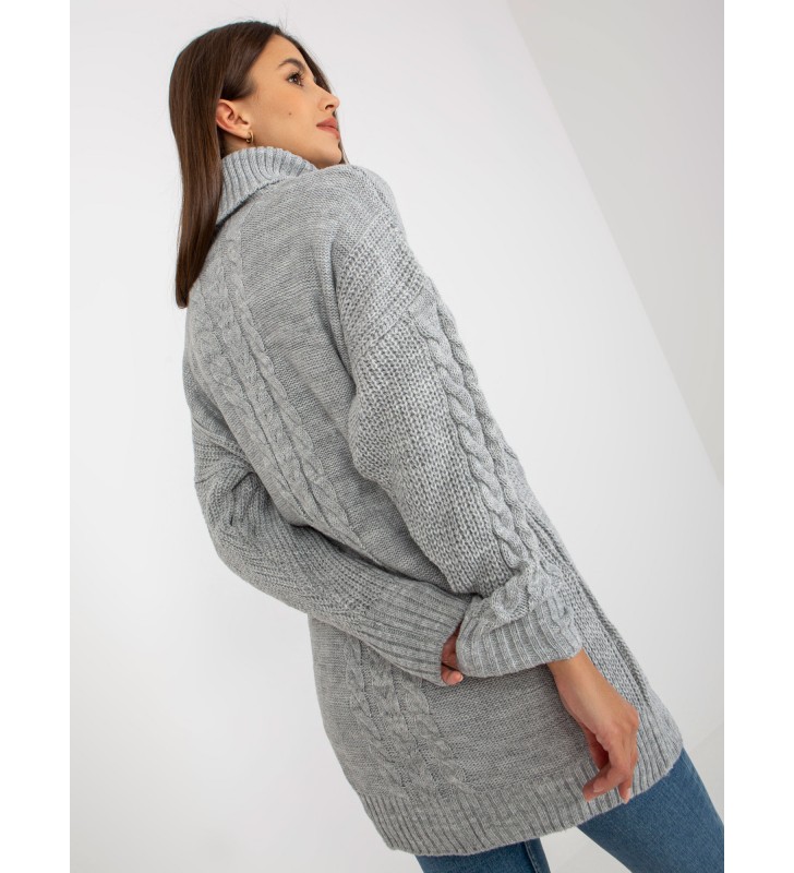 Sweter dzianinowa LC-SW-8015.25P szary