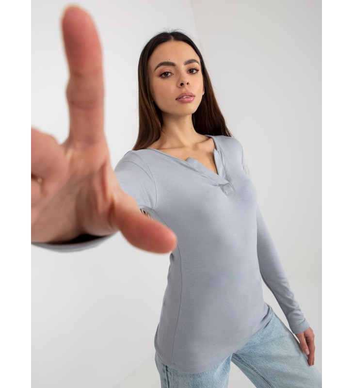 Bluzka longsleeves EM-BZ-784.33P szary