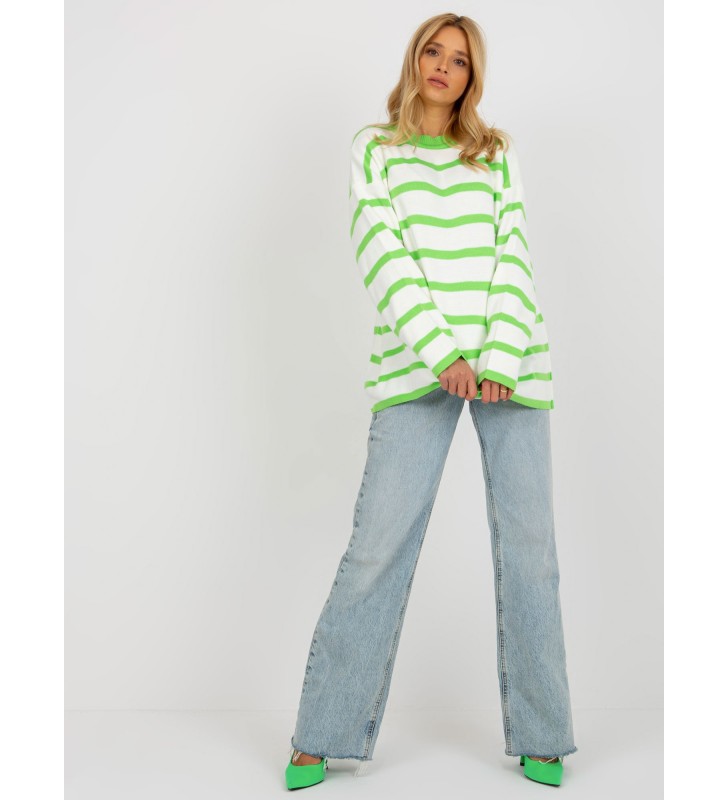 Sweter oversize LC-SW-2212.97P jasny zielony