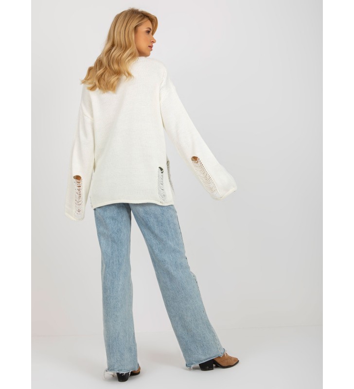 Sweter oversize BA-SW-8043.03 ecru