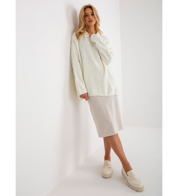 Sweter oversize LC-SW-2261.00P ecru