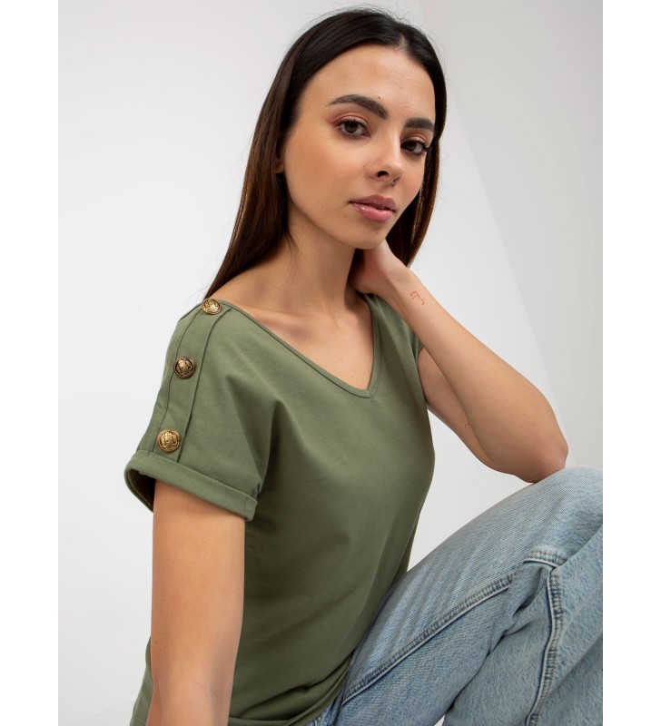 Bluzka na co dzień TW-BZ-BL-1006.56 khaki