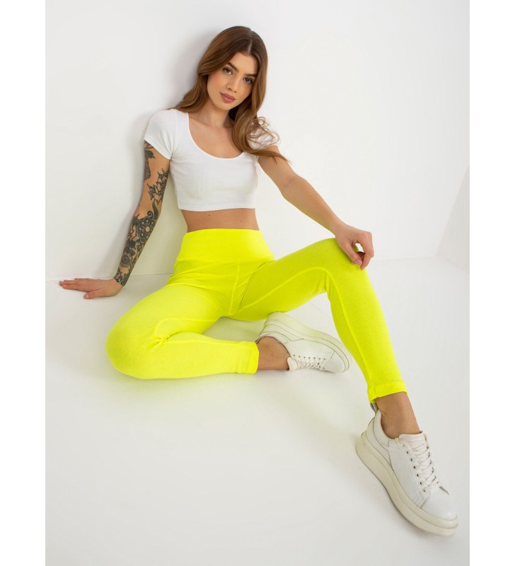 Leginsy legginsy EM-LG-725.11 fluo żółty