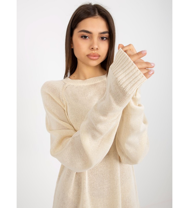 Sweter dzianinowa BA-SW-9005.36P jasny beżowy