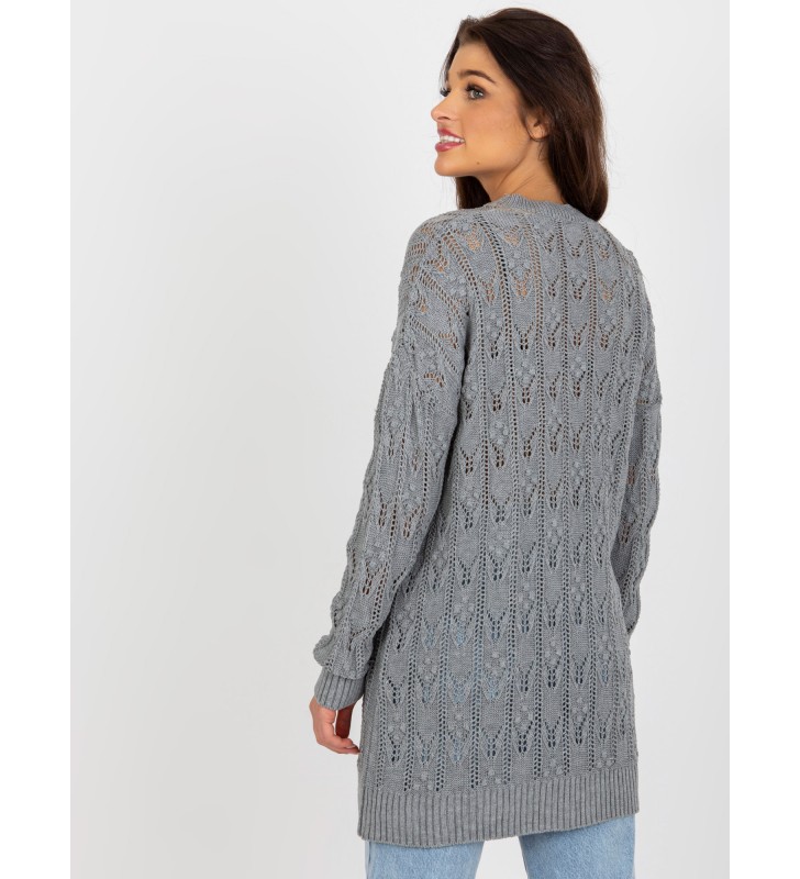 Sweter dzianinowa BA-SW-9000.31P szary