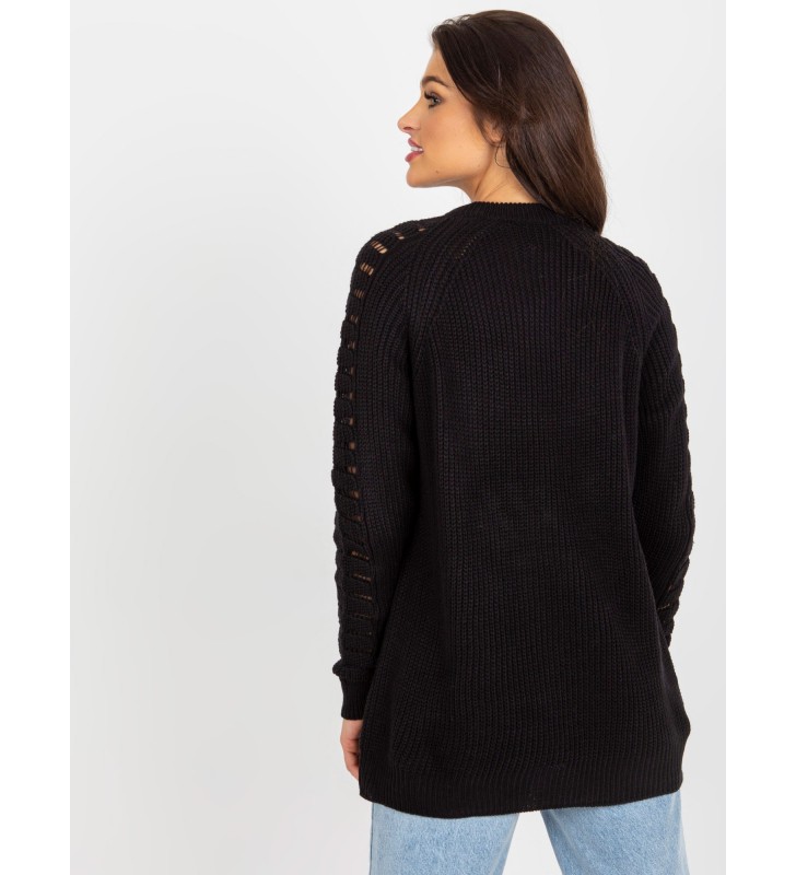 Sweter oversize BA-SW-8056.21P czarny