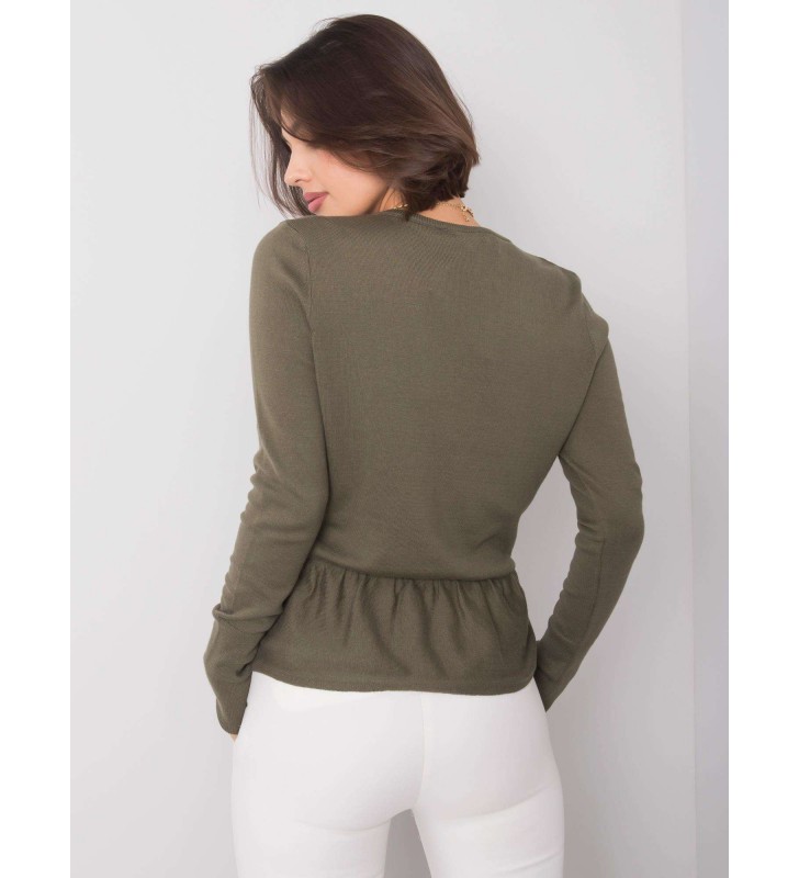 Bluzka klasyczny 259-BZ-22513.73 khaki