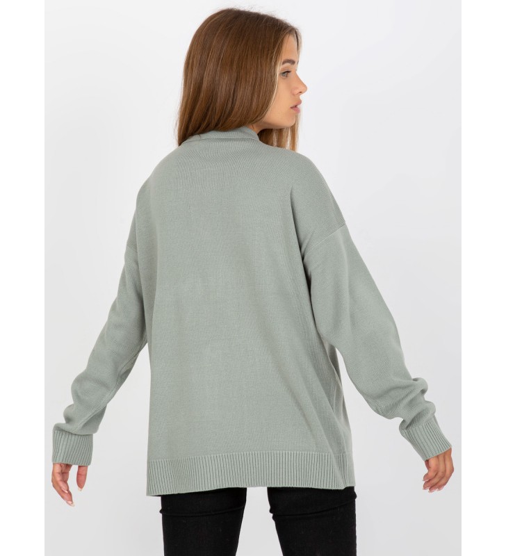 Sweter rozpinany D90039W90818A3 khaki