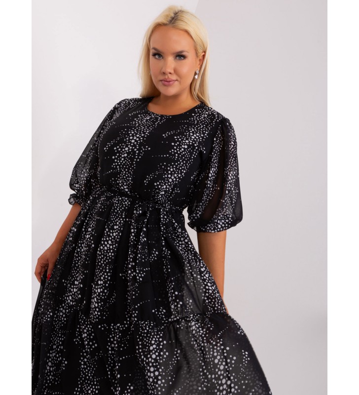 Sukienka plus size LK-SK-509344.37 czarny