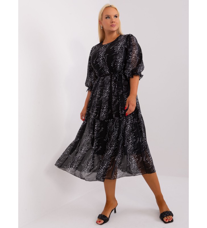 Sukienka plus size LK-SK-509344.37 czarny