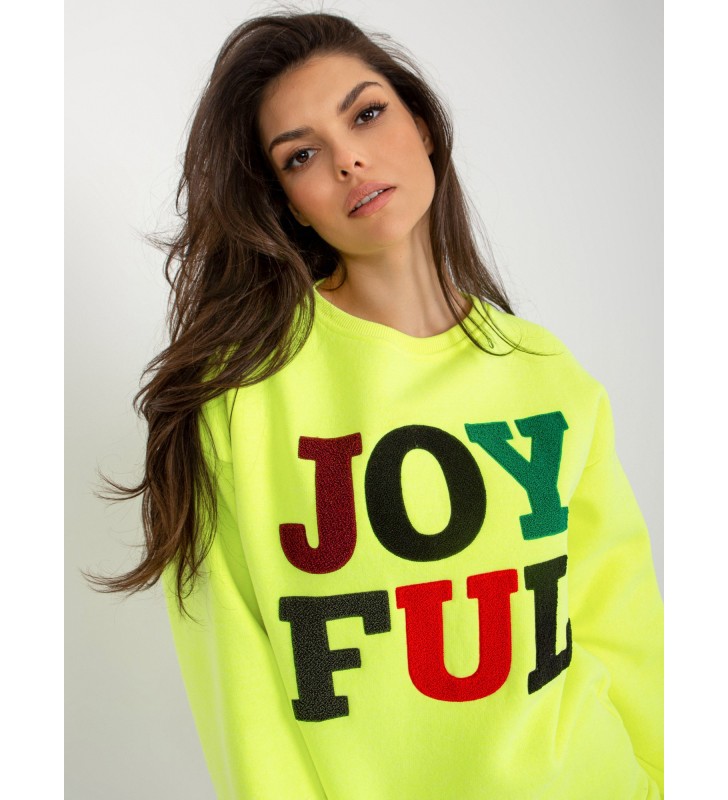 Bluza bez kaptura EM-BL-617-5.00X fluo żółty