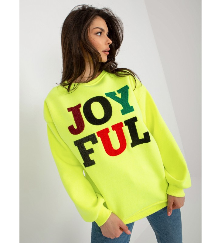 Bluza bez kaptura EM-BL-617-5.00X fluo żółty