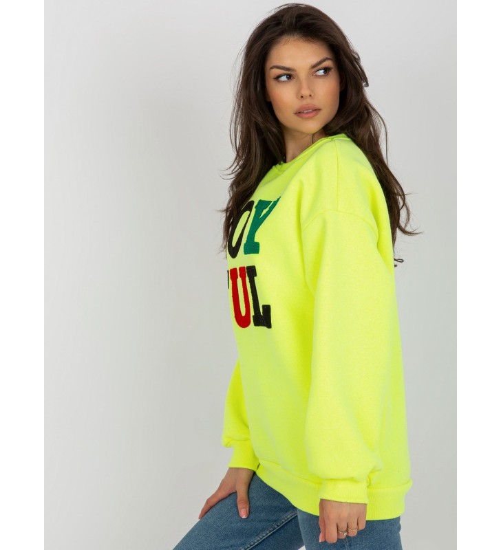 Bluza bez kaptura EM-BL-617-5.00X fluo żółty