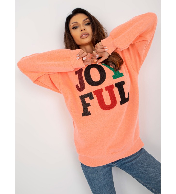 Bluza bez kaptura EM-BL-617-5.00X fluo pomarańczowy