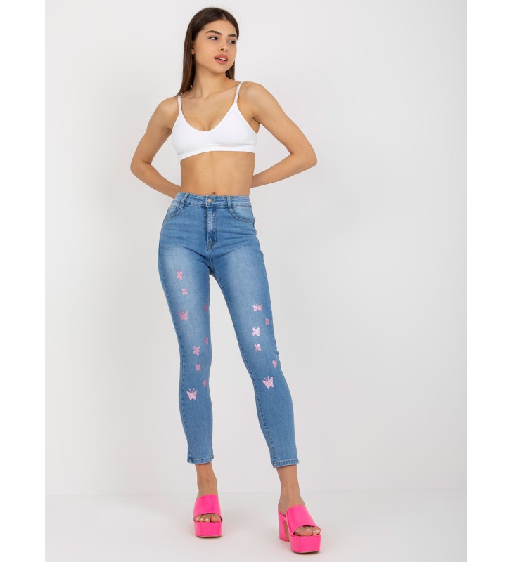 Spodnie jeans jeansowe NM-SP-JK105.85P niebieski