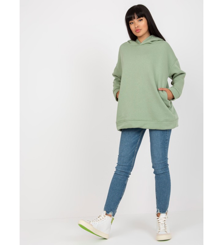 Bluza z kapturem RV-BL-8042.00P pistacjowy