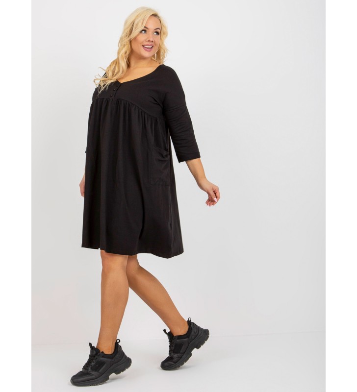 Sukienka plus size RV-SK-8529.37P czarny