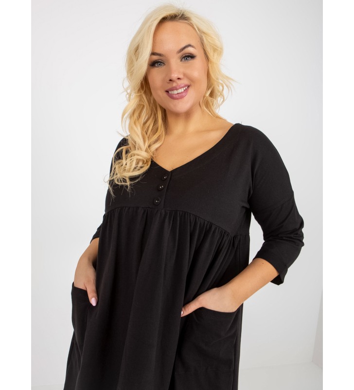 Sukienka plus size RV-SK-8529.37P czarny