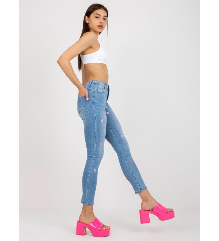 Spodnie jeans jeansowe NM-SP-D8005.39X niebieski