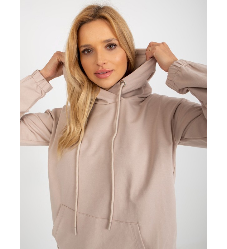 Bluza kangurka RV-BL-8655.00P beżowy