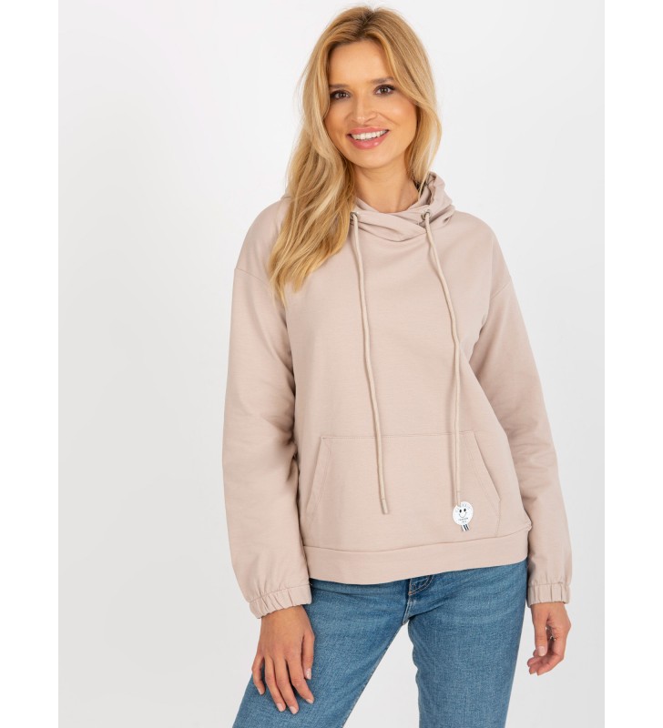 Bluza kangurka RV-BL-8655.00P beżowy