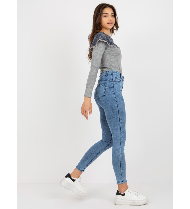 Spodnie jeans jeansowe NM-SP-L12.14X niebieski