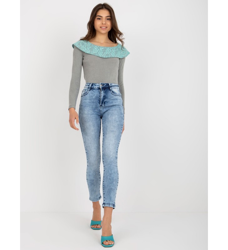 Spodnie jeans jeansowe NM-SP-K2818.04X niebieski