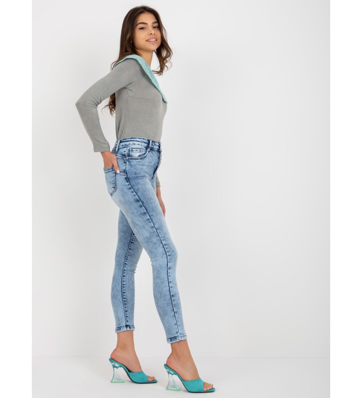 Spodnie jeans jeansowe NM-SP-K2818.04X niebieski