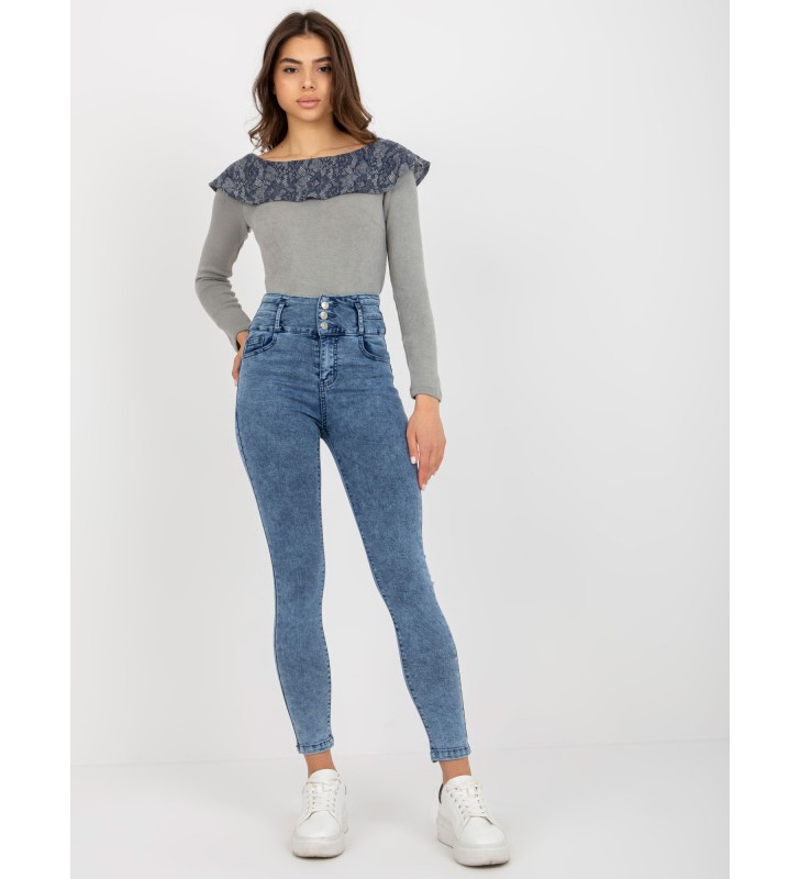 Spodnie jeans jeansowe NM-SP-L73.33P niebieski