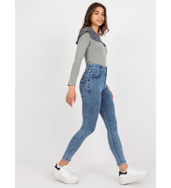 Spodnie jeans jeansowe NM-SP-L73.33P niebieski