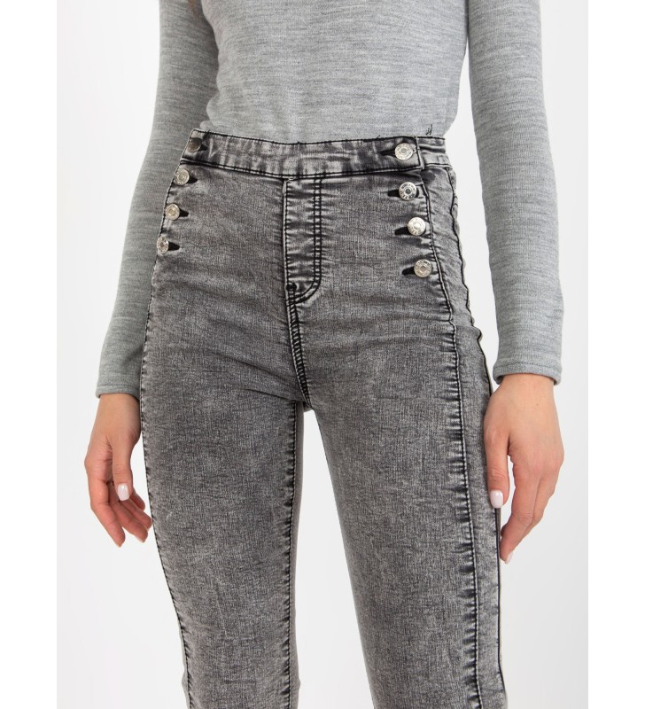 Spodnie jeans jeansowe NM-SP-M516.38P ciemny szary