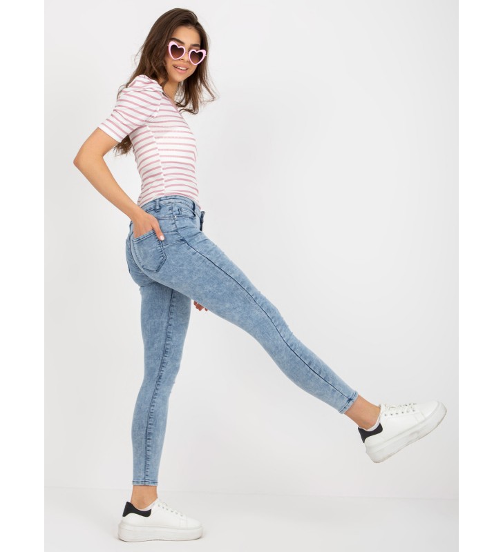 Spodnie jeans jeansowe NM-SP-L86.86 niebieski