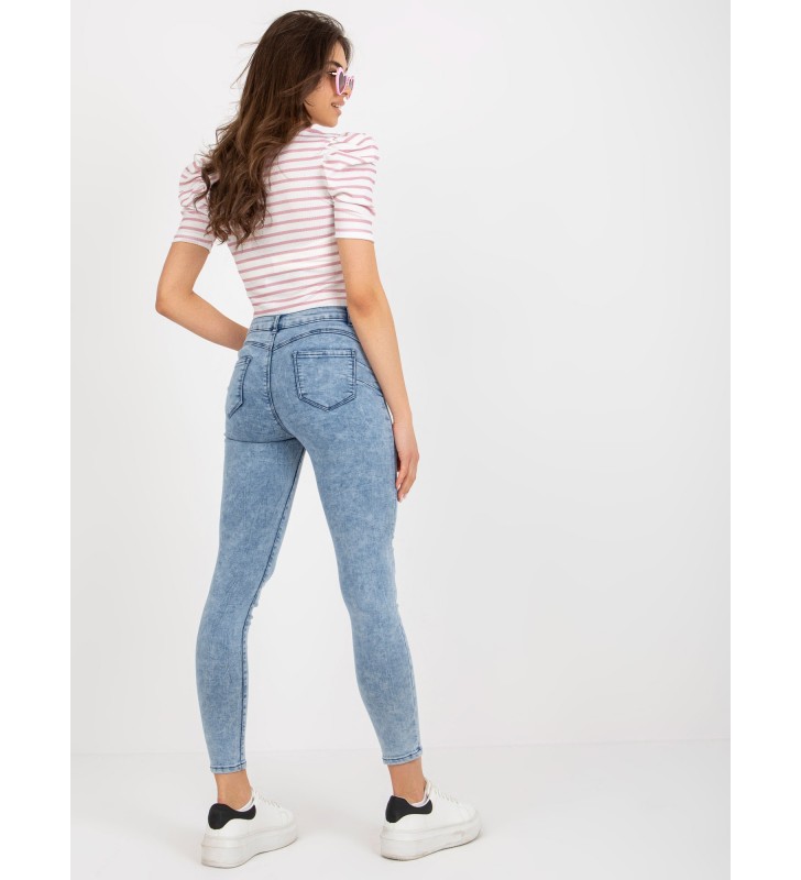 Spodnie jeans jeansowe NM-SP-L86.86 niebieski