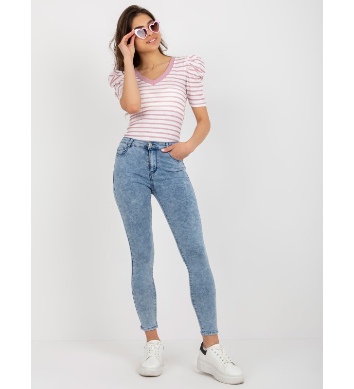 Spodnie jeans jeansowe NM-SP-L86.86 niebieski